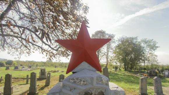 Russian Hero Memorial Grave